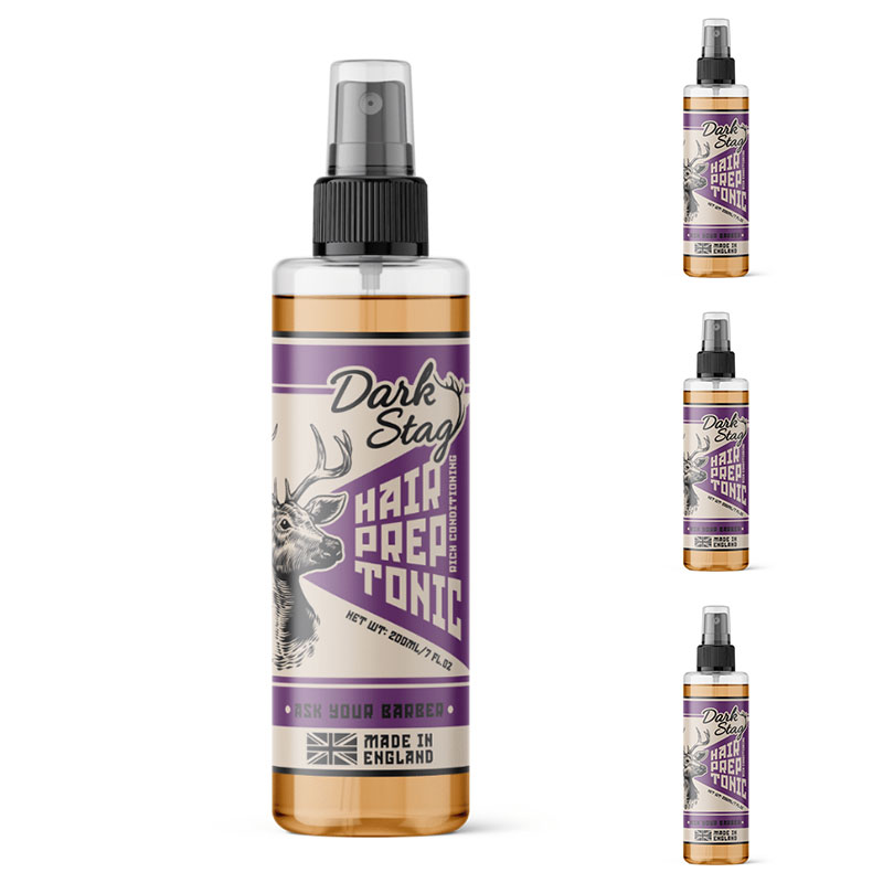 Zestaw 3+1 Tonik modelujący w sprayu - HAIR PREP TONIC 200ml - DARK STAG